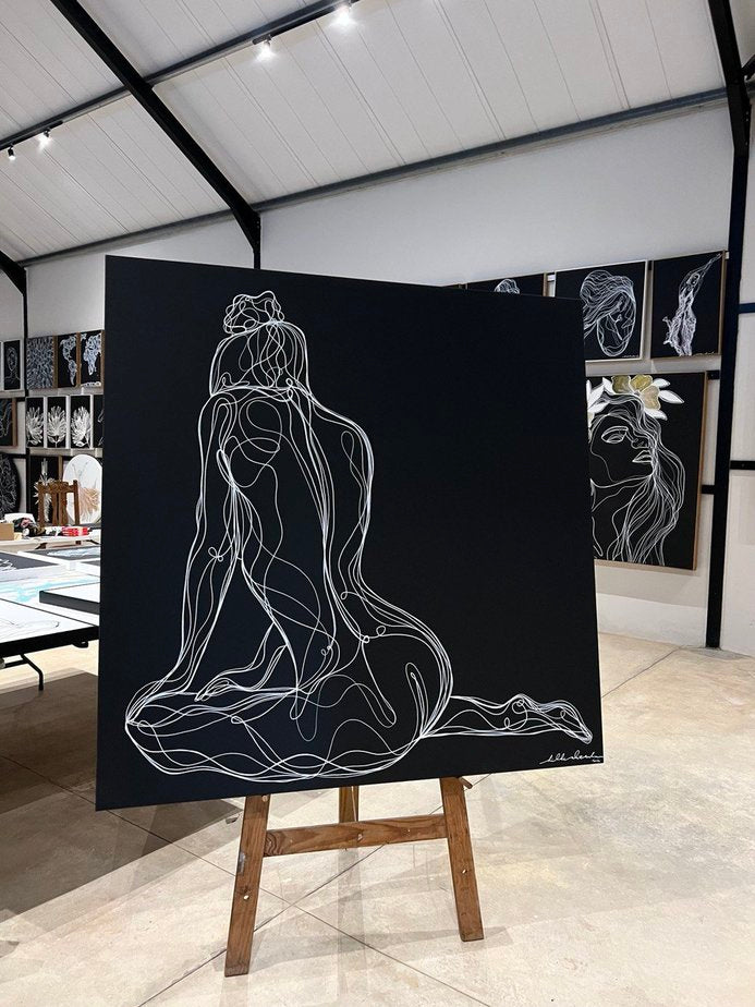 Allure (60" x 60" - framed)