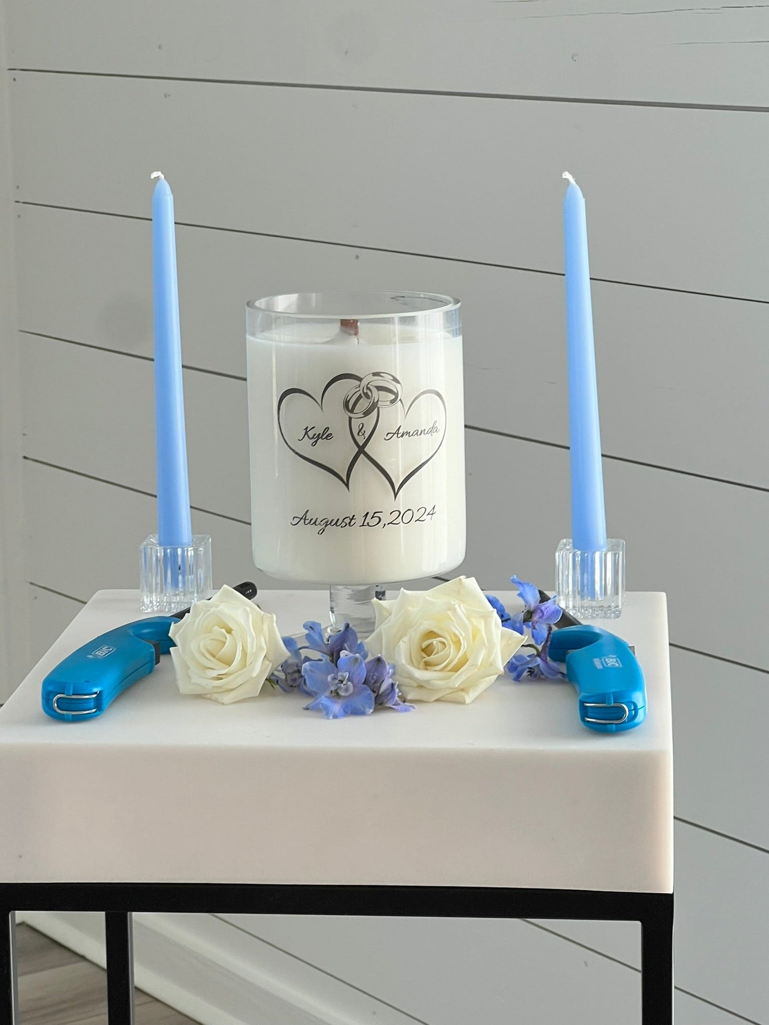 Custom  - Wedding Unity and Anniversary Candles