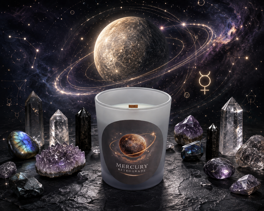 Mercury Retrograde Aromatherapy Ritual Candle