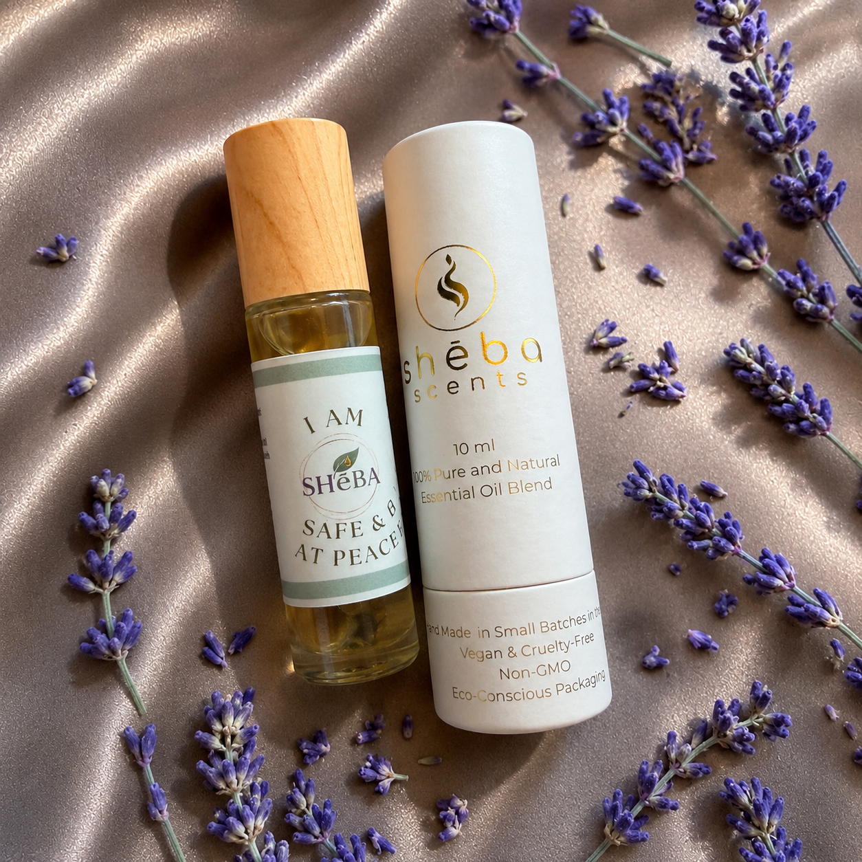 I AM Safe & At Peace – Affirmation Essential Oil Roll-On