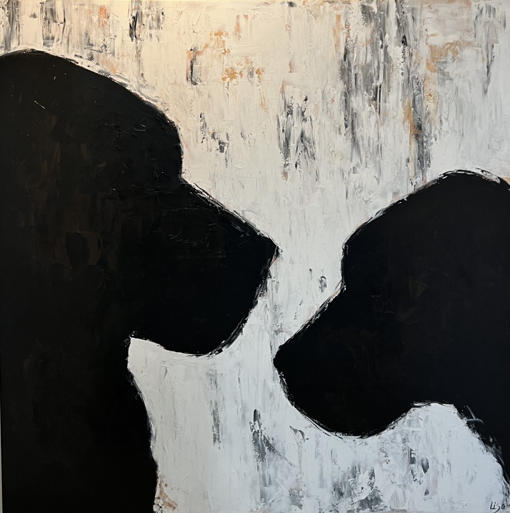 Art - Two Dogs (72" x 72")