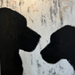 Art - Two Dogs (72" x 72")