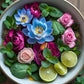 Essential Oil Aromatherapy for the Heart Chakra with a combination of geranium, copaiba, rose, blue lotus, bergamot, spearmint and lime handmade in small batches by sheba scents