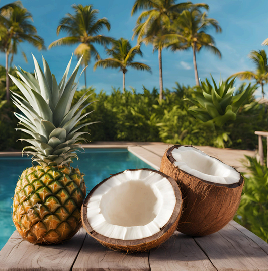 Poolside (coconut and pineapple)