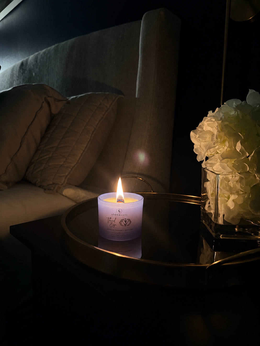 Third Eye Chakra Candle (frankincense, clary sage and juniper berry)