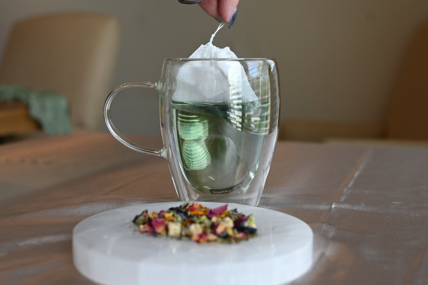 I AM Aligned and Open Botanical Tea (3 servings) + Lavender-infused Honey