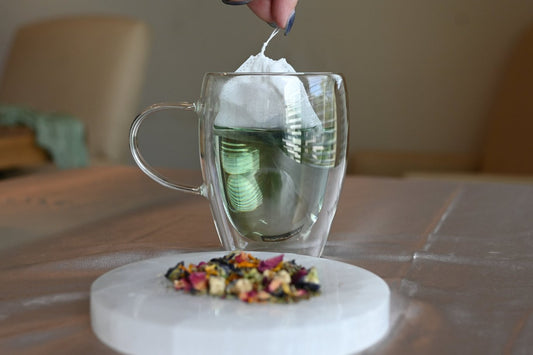 I AM Aligned and Open Botanical Tea (3 servings) + Lavender-infused Honey