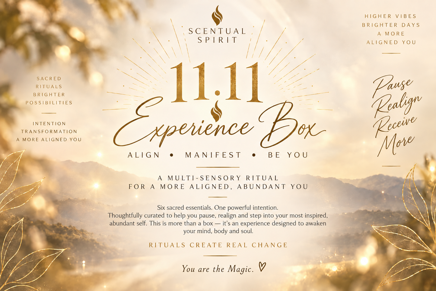 11:11 I AM Aligned and Ready Deluxe Experience Box with Ritual Guide (Save $$$)