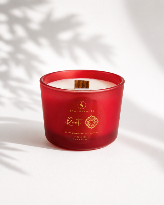 Root Chakra Candle (sandalwood, patchouli and vetiver)