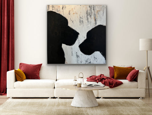 Art - Two Dogs (72" x 72")